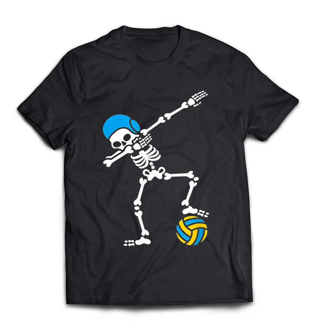 “Dabbing Skeleton Water Polo” T-Shirt – A Funny Halloween Tee for Water Polo Fans